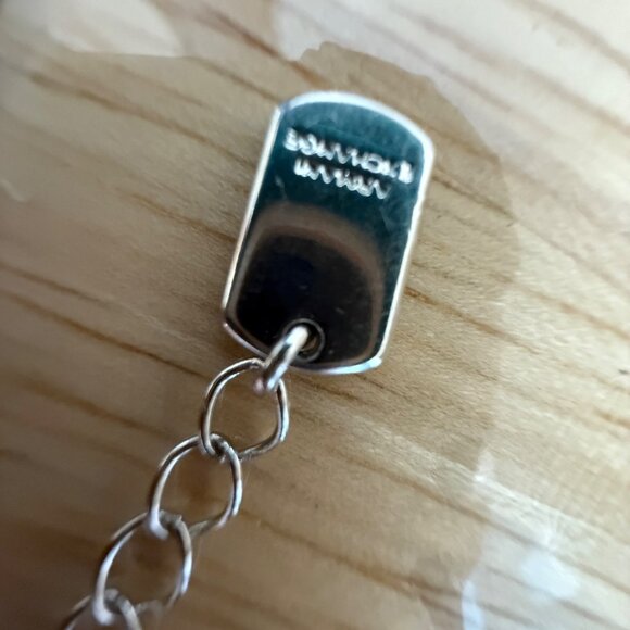 Armani Exchange Womens Silver-Tone Chain Necklace With Interlinked Rings Design - Picture 10 of 11